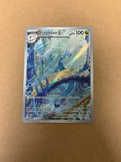 Dragonair 181/165 Illustration Rare Scarlet & Violet 151 Pokemon TCG - Image 1