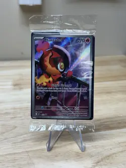 Charcadet 2025 Pokemon Phantasmal Flames #022 Black Star Promo Holo Sealed - Image 1