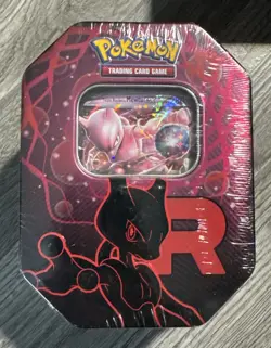 GERMAN Pokemon TCG S&V Destined Rivals - Team Rocket's Mewtwo EX Tin - Sealed - Image 1