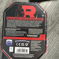 GERMAN Pokemon TCG S&V Destined Rivals - Team Rocket's Mewtwo EX Tin - Sealed - Image 3