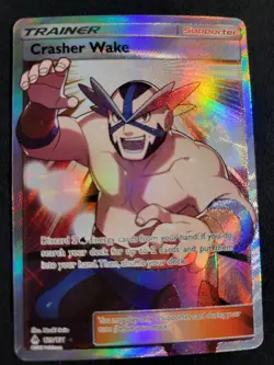 Pokemon SM-Forbidden Light Crasher Wake Ultra Rare Full Art Holo 129/131 - Image 1
