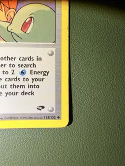 The Pokemon Company Misty's Tears 118/132 Gym Challenge Uncommon Regular 1999 - Image 4