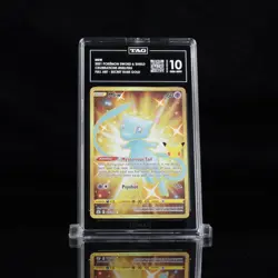 TAG GEM MINT 10 [988] RANK 2! 2021 Pokemon Celebrations Full Art/Mew #025 - Image 1