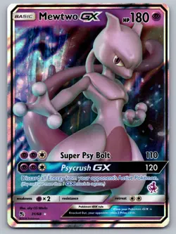 Mewtwo GX 31/68 Holo Hidden Fates Pokemon Near Mint - Image 1