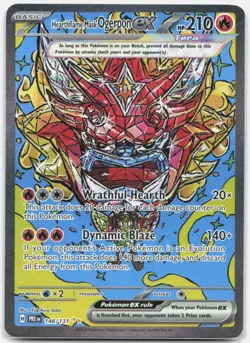 Hearthflame Mask Ogerpon ex 148/131 Holo Prismatic Evolutions Pokemon NM - Image 1