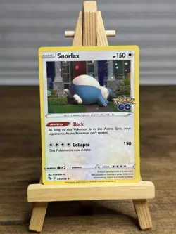 Snorlax 055/078 Cosmos Holo Promo Pokemon Go NM - SWIRL 🌀 - Image 1
