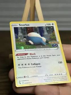 Snorlax 055/078 Cosmos Holo Promo Pokemon Go NM - SWIRL 🌀 - Image 4