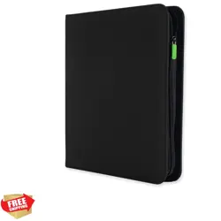 12 Pocket Trading Card Zip Binder, 480 cards, Exo-Tec Album Material, 20 Sid... - Image 1