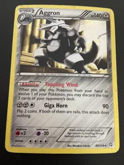 Aggron 80/124 | BW - Dragons Exalted | Holo Rare | Pokemon TCG - Image 1
