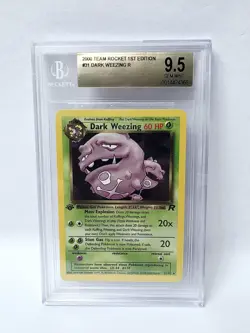 POKEMON ROCKET 1ST EDITION DARK WEEZING #31 BGS 9.5 NICE!!!!!! - Image 1