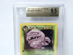 POKEMON ROCKET 1ST EDITION DARK WEEZING #31 BGS 9.5 NICE!!!!!! - Image 2