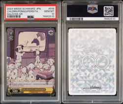 Weiss Schwarz Children/Pongo/Perdita S104-016S PSA 10 Japanese Disney100 SR - Image 3
