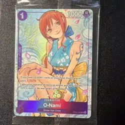 Namco O-Nami One Piece CCG Special Foil Promotion Card OP05-062 Sealed - Image 1