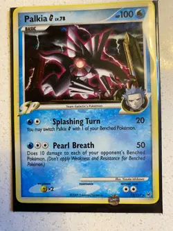 Pokemon TCG Cards Palkia G Lv.78 12/127 Platinum Base NM Holo Rare 2009 - Image 1