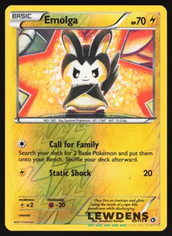 Emolga - 49/113 - Uncommon Reverse Holo - Legendary Treasures - Pokemon Card - 1 - Image 1