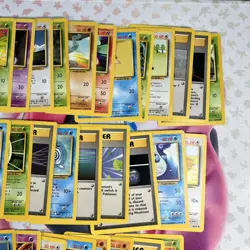 Lot of 62 Pokemon Base Set Cards Non Holo Collection Vintage WotC HP/MP/LP #1 - Image 5