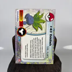 Pokemon Card - Topps Oddish #43 Holo Foil TV Animation Edition 1999 - Image 2
