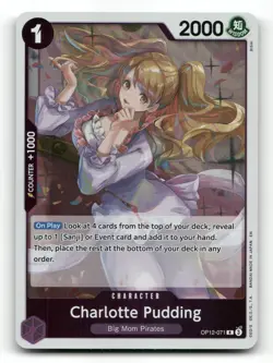 Charlotte Pudding OP12-071 - Legacy of the Master - One Piece Card NM/M - Image 1