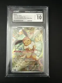 CGC 10 Gem Mint Eevee 173 Sv: Scarlet & Violet Promo Cards Holo - Image 1