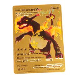 Charizard VMAX HP330 Gold Pokemon Card Fan Art - Image 1