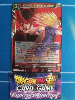Dragon Ball Super Card Game VF Son Gohan, Facing the Android Terror BT19-149 SGR - Image 1