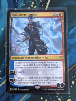 MTG Ral, Storm Conduit - NM - War of the Spark - Image 1