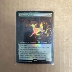 Enduring Vitality (Extended Art) - MTG Duskmourn: House of Horror DSK - NM Foil - Image 1