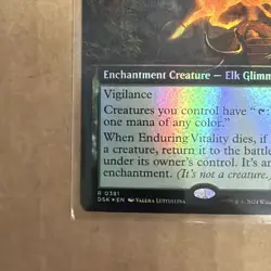 Enduring Vitality (Extended Art) - MTG Duskmourn: House of Horror DSK - NM Foil - Image 5
