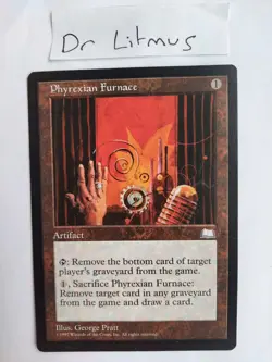 1x Phyrexian Furnace Weatherlight MTG Great Condition - Image 1