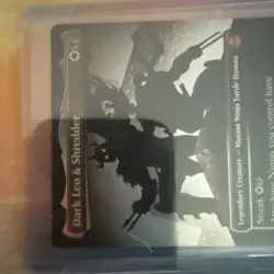 Dark Leo & Shredder (Borderless) Teenage Mutant Ninja Turtles Foil - Image 3