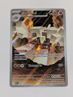Garganacl 147/132 Me01: Mega Evolution Holo Pokemon TCG NM - Image 1
