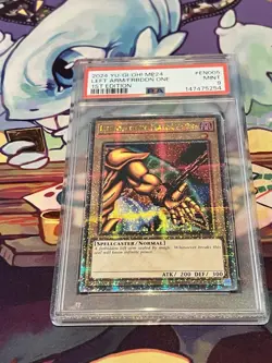 PSA 9 - Left Arm Of The Forbidden One MP24 QCR 1st Edition Yugioh! 2024 - Image 2