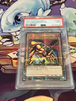 PSA 9 - Left Arm Of The Forbidden One MP24 QCR 1st Edition Yugioh! 2024 - Image 4