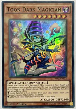 TDIL-EN032 Toon Dark Magician - Super Rare 1st Ed Lightly Played YuGiOh - Image 1