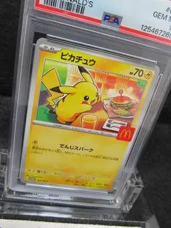 PSA 10| 2025 Pokemon Card Pikachu 020/M-P McDONALD'S Promo Japanese Happy Meal - Image 5