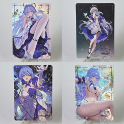 4×Honkai: Star Rail Robin Doujin Card Goddess Stroy DIY Waifu Custom Holo - Image 1