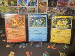 Pokemon TCG Prismatic Evolutions Poster Collection Foil Promo Cards with Poster! - Image 1