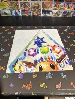 Pokemon TCG Prismatic Evolutions Poster Collection Foil Promo Cards with Poster! - Image 3