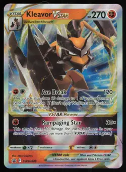 2022 SWORD SHIELD PROMO CARD POKEMON KLEAVOR VSTAR PROMO #SWSH249 - Image 1