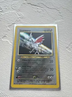 Pokemon TCG Skarmory Neo Genesis Holo Rare Card 13/111 - Image 1