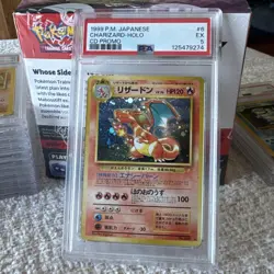 1999 Pokemon Charizard Holo #6 CD Promo PSA 5 EX P.M. Japanese Vintage Card - Image 1