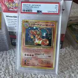 1999 Pokemon Charizard Holo #6 CD Promo PSA 5 EX P.M. Japanese Vintage Card - Image 3