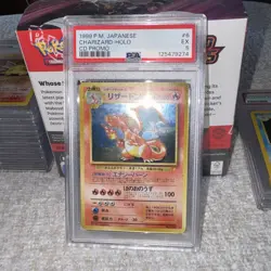 1999 Pokemon Charizard Holo #6 CD Promo PSA 5 EX P.M. Japanese Vintage Card - Image 5