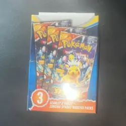 Pokemon TCG Scarlet & Violet—Surging Sparks Booster Packs 3-Pack (10 Cards Each) - Image 1