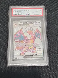 Charizard ex 056 Sv: Scarlet & Violet Promo Cards Holo PSA 8 - Image 1