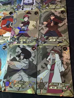Naruto Shippuden Naruto Character Collectible TCG 9 x Kayou Licensed Cards UR - Image 4