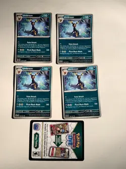 UMBREON 130/197 Pokemon Scarlet & Violet OBSIDIAN FLAMES + Code Card NM - Image 1
