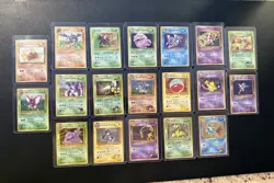 Vintage Japanese Pokemon Holo Card Lot (19) LP/MP - Image 1