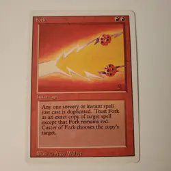 MtG FORK Revised LP+ Nice Lightly Played Magic The Gathering (1of3) - Image 1