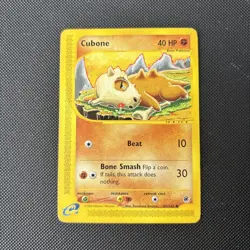 Pokemon Card Expedition Base Set Cubone 103/165 E Series Pokemon TCG - Image 1